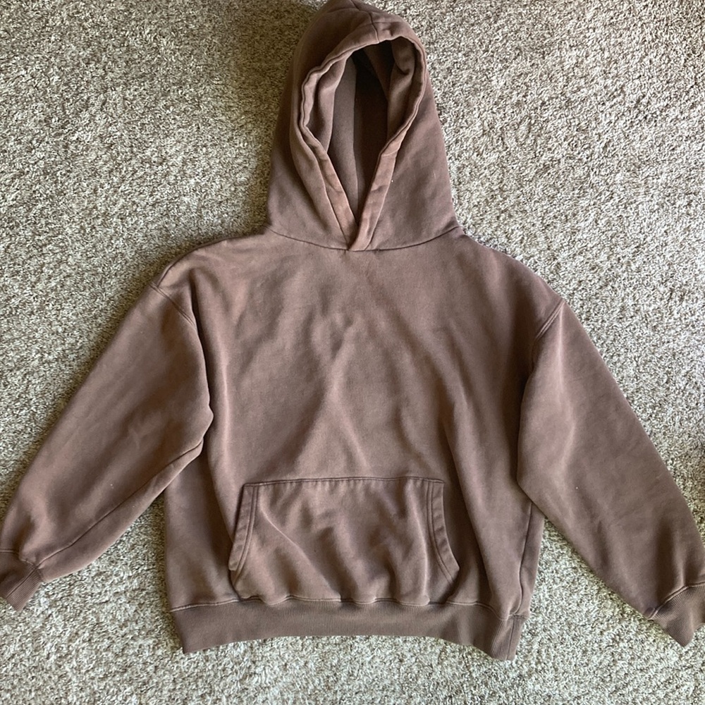 brown cotton on hoodie